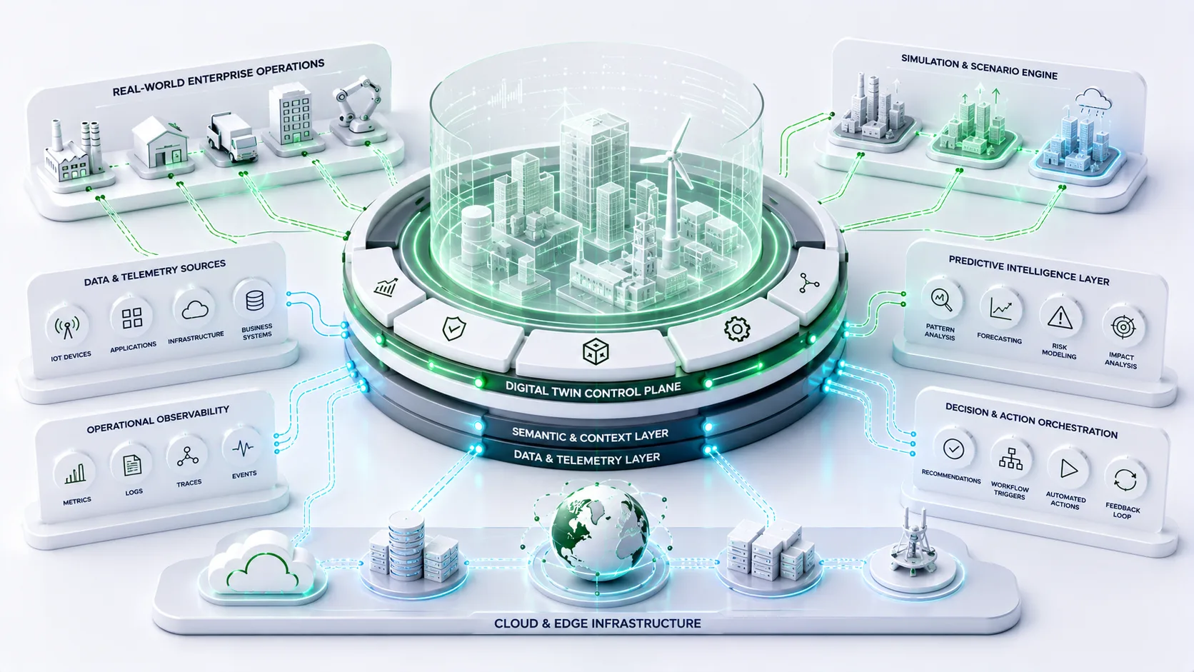 Digital Twin Infrastructure: The Enterprise Operating Model for AI-Era Operations