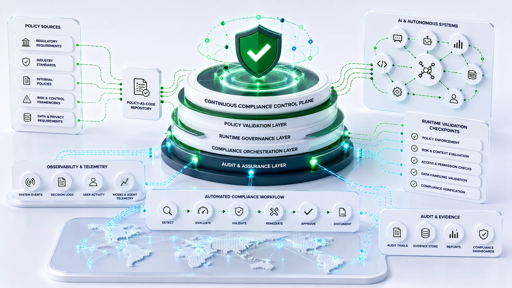 Continuous Compliance for Autonomous AI Systems